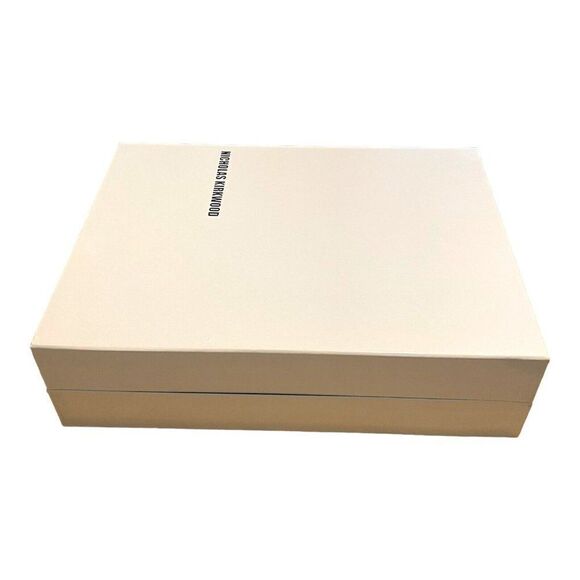 Nicholas Kirkwood Shoes Empty Box w/ Tissue Paper & Sm Dust Bag 10.75”x14.75”x4” - Picture 2 of 9